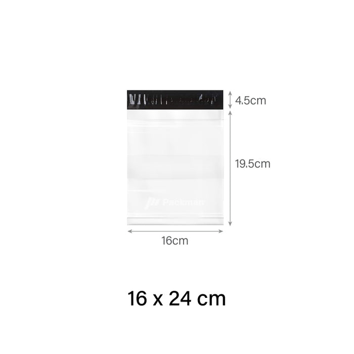 16 x 24cm Poly Mailer with Pocket (200pcs)