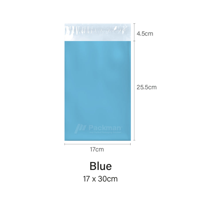 17 x 30cm Blue Poly Mailer (100pcs)