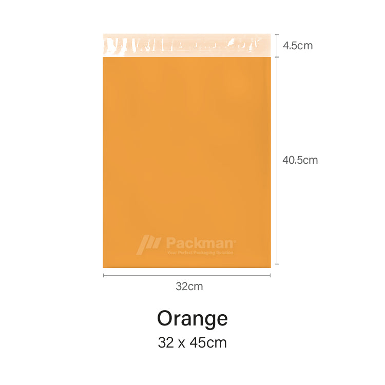 32 x 45cm Orange Poly Mailer (100pcs)