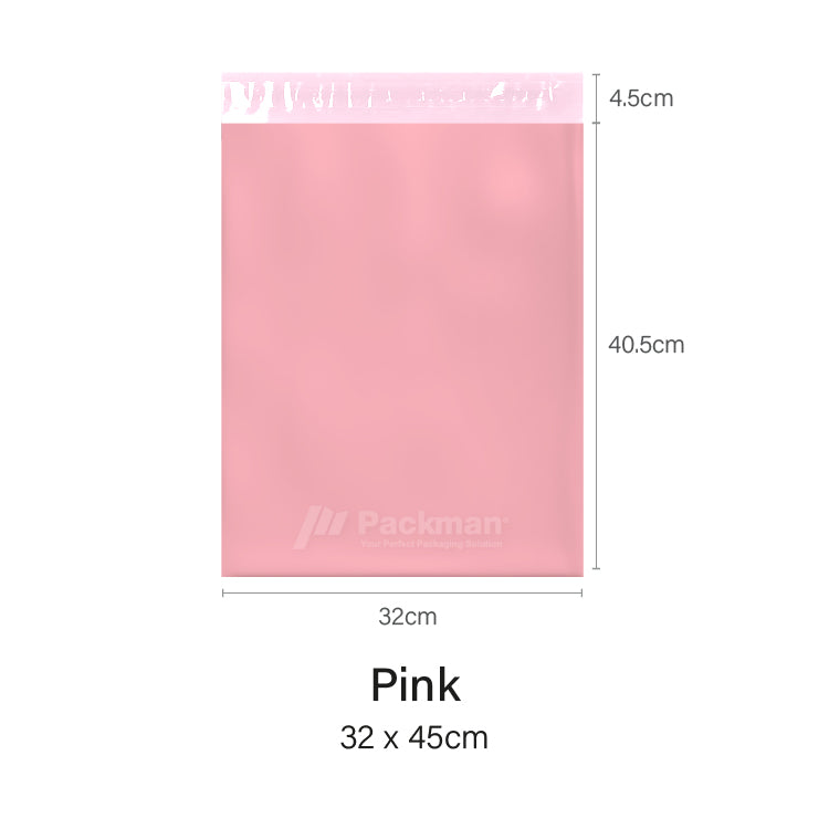 32 x 45cm Pink Poly Mailer (100pcs)