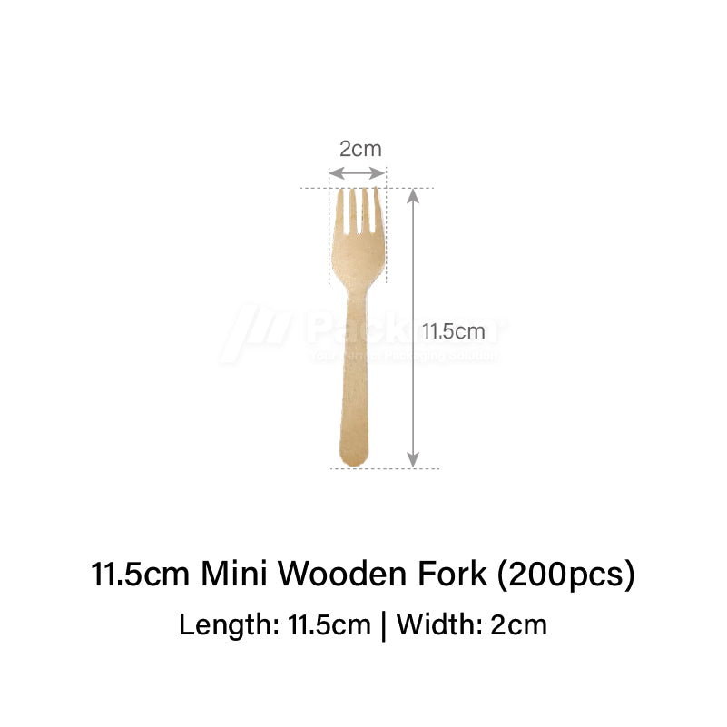 Mini Wooden Fork