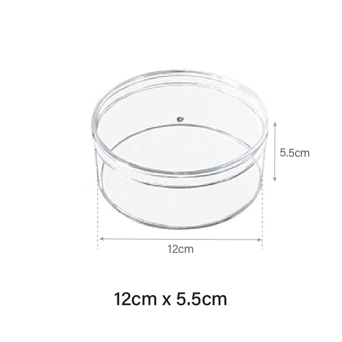 12 x 5.5cm Clear Plastic Jar (135pcs)