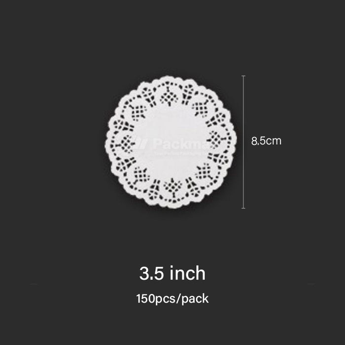 3.5 inch Lace Paper Doilies (150pcs)