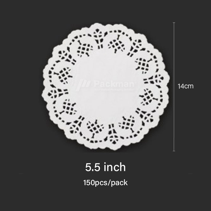 5.5 inch Lace Paper Doilies (150pcs)