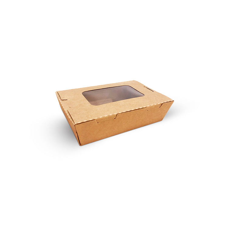 500ml Window Kraft Lunch Box (200pcs)