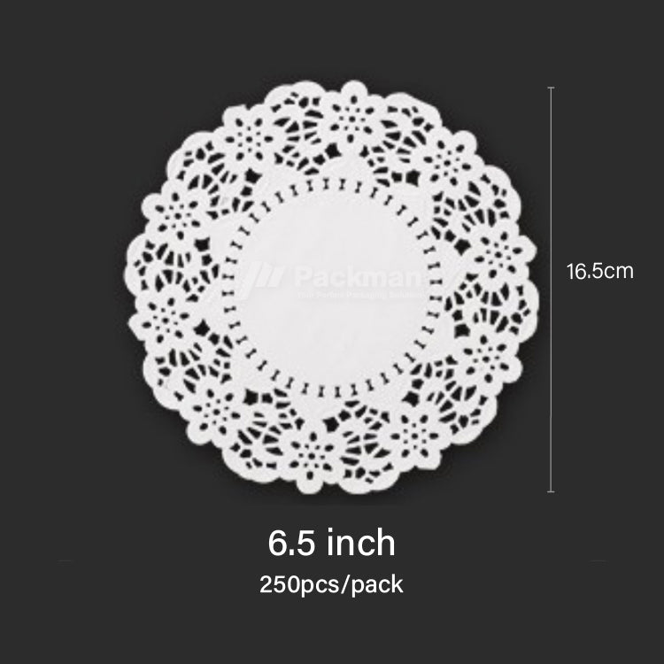 6.5 inch Lace Paper Doilies (150pcs)