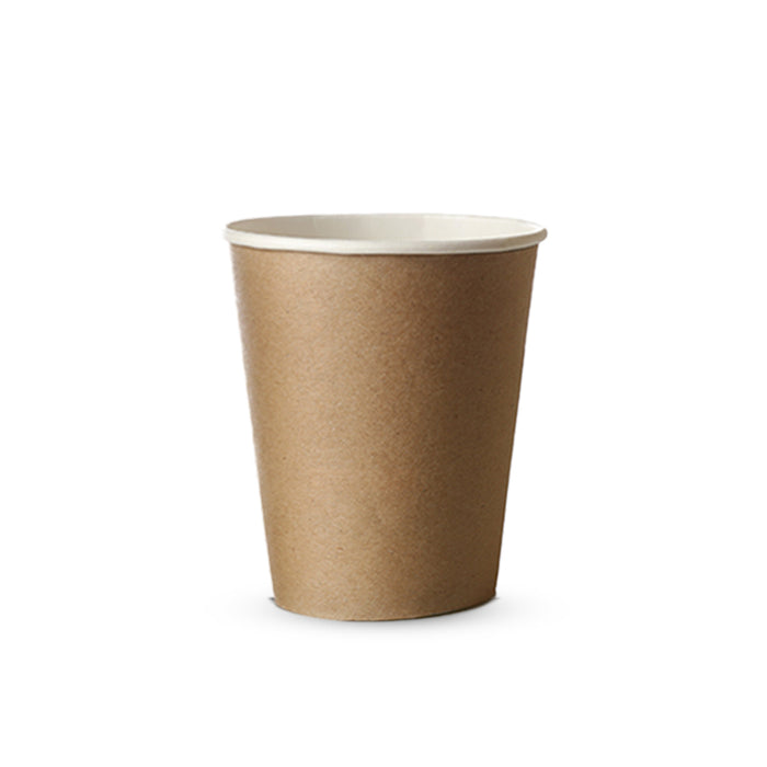 8oz Single Wall Brown Paper Cup (1000pcs)
