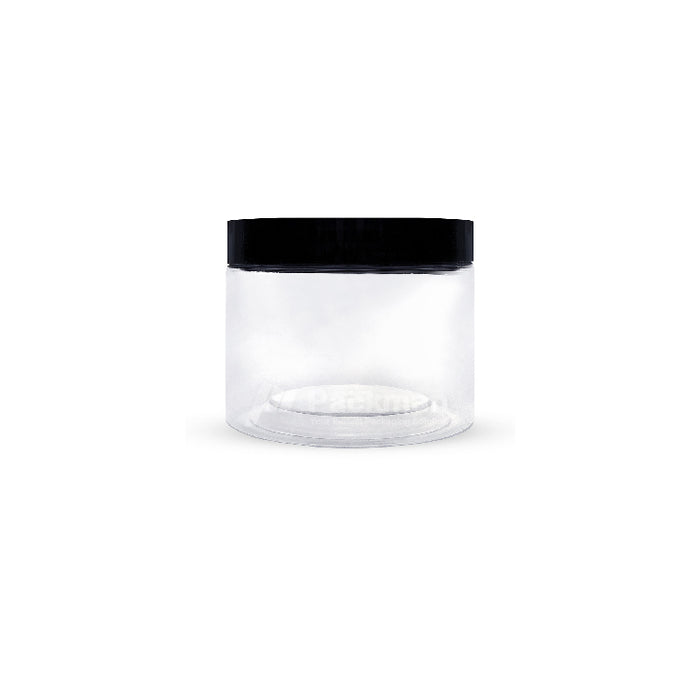 8.5 x 6.5cm Black Plastic Jar (67pcs)