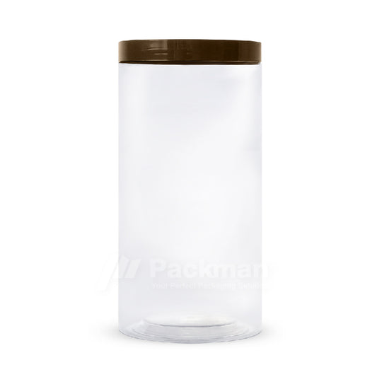 10 x 20cm Brown Plastic Jar (48pcs)