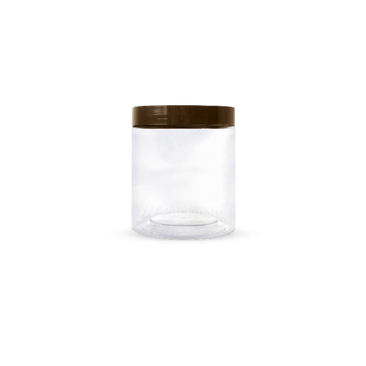 6.5 x 8cm Brown Plastic Jar (113pcs)