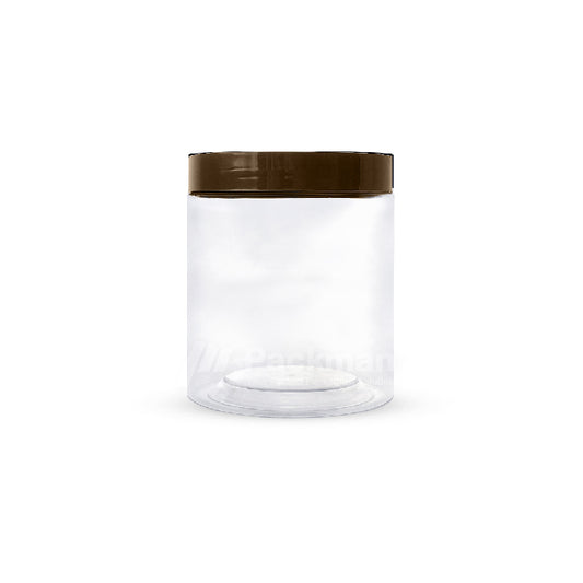 8.5 x 10cm Brown Plastic Jar (67pcs)
