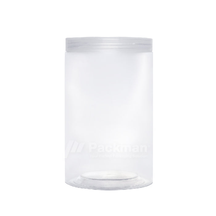 10 x 18cm Clear Plastic Jar (48pcs)