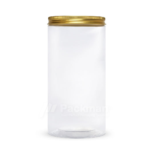 10 x 20cm Gold Plastic Jar (48pcs)