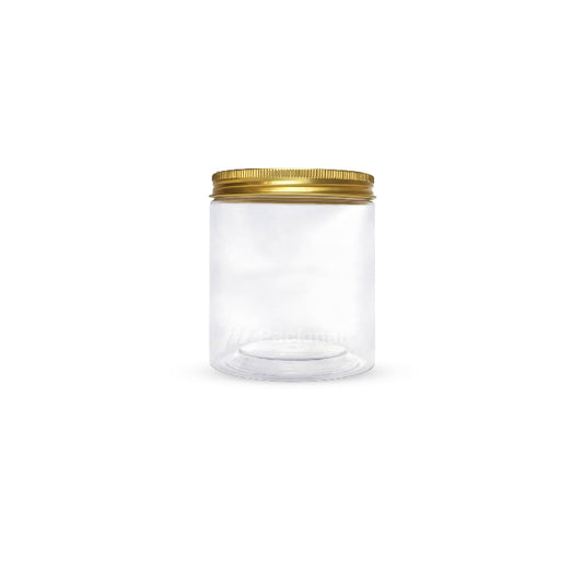 6.5 x 8cm Gold Plastic Jar (113pcs)