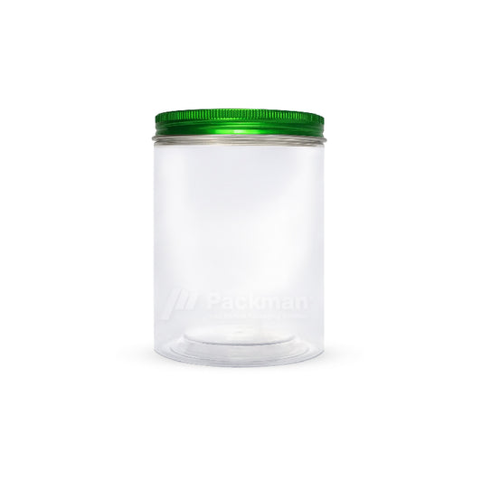 8.5 x 12cm Green Plastic Jar (67pcs)