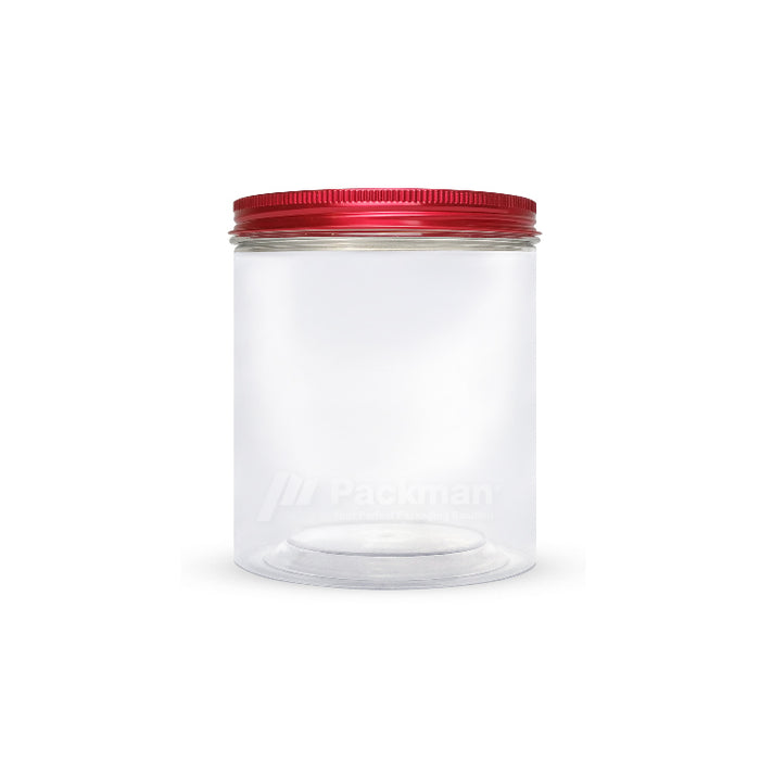 10 x 12cm Red Plastic Jar (48pcs)