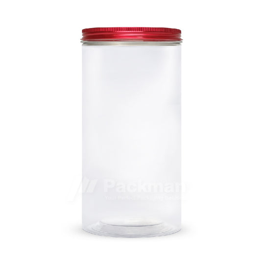 10 x 20cm Red Plastic Jar (48pcs)