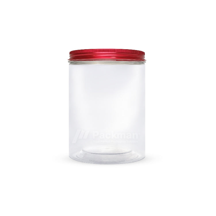 8.5 x 12cm Red Plastic Jar (67pcs)