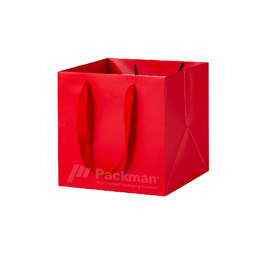 35 x 35 x 35cm Square Red Paper Bag (100pcs)