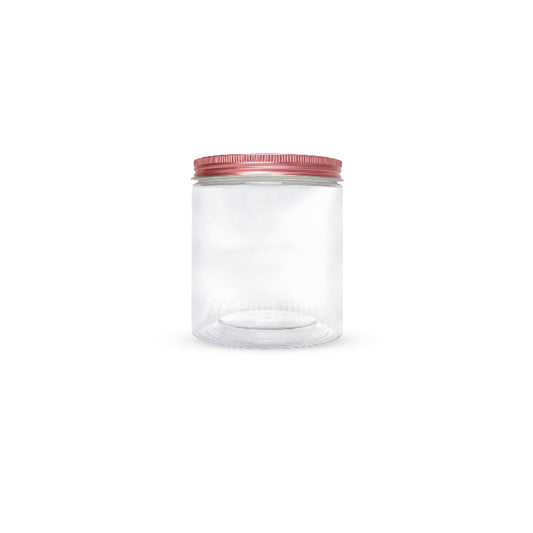 6.5 x 8cm Rose Gold Plastic Jar (113pcs)