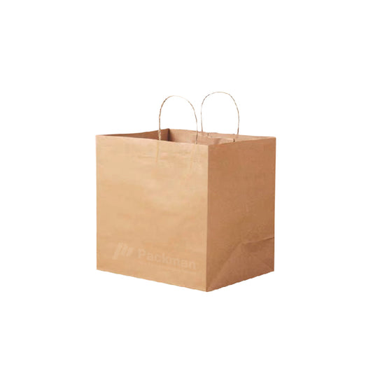15 x 15 x 15cm Kraft Square Paper Bag (100pcs)