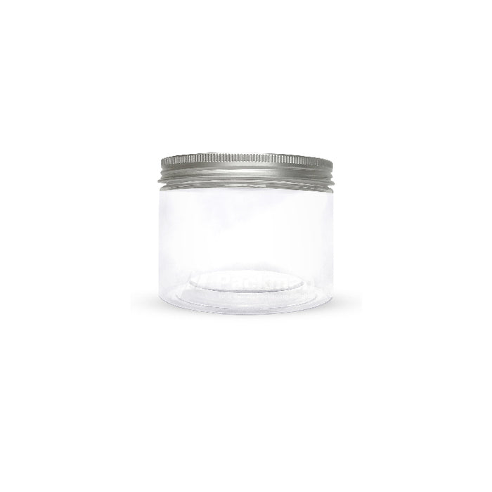 8.5 x 6.5cm Silver Plastic Jar (67pcs)