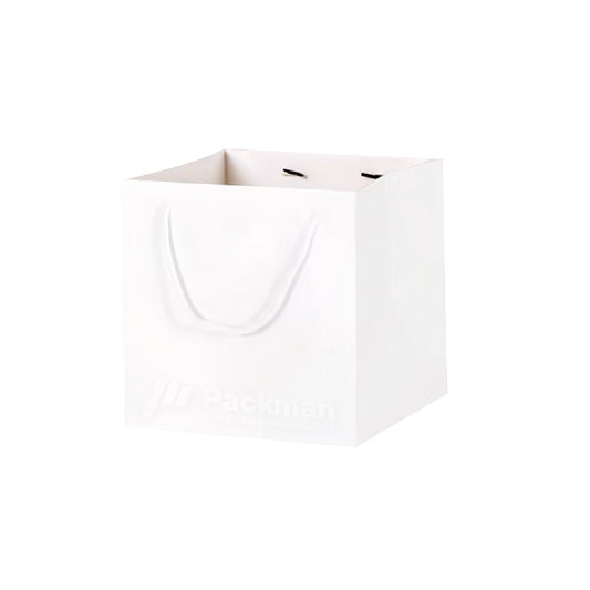 35 x 35 x 35cm Square White Paper Bag (100pcs)