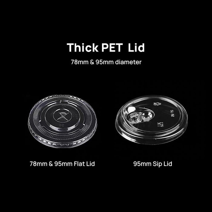 95mm PET Cold Cup 16oz (1000pcs)