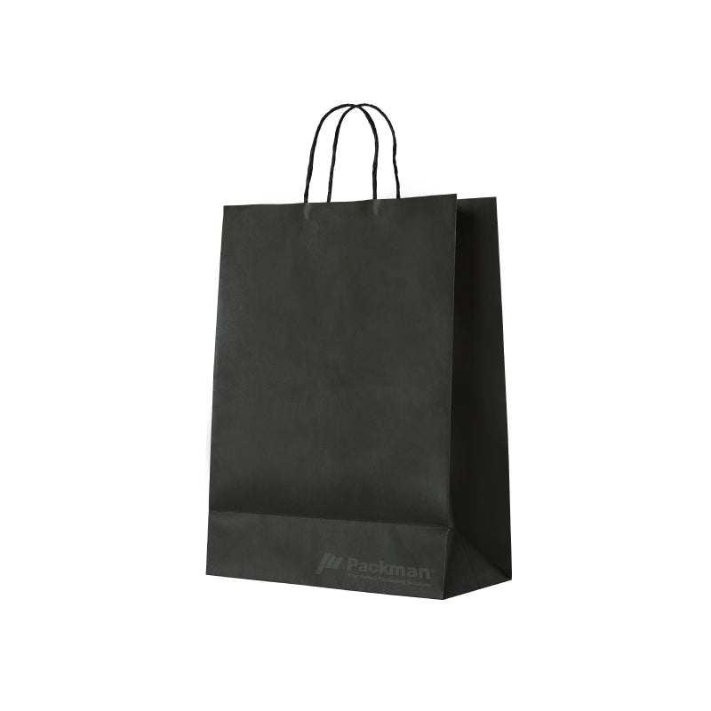 32 x 11 x 40cm Black Paper Bag (100pcs)