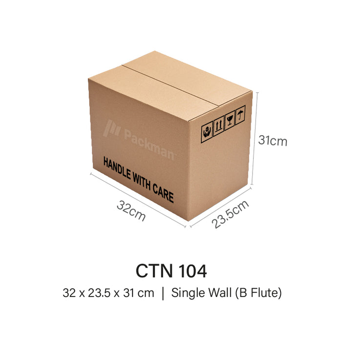 CTN 104 - 32 x 23.5 x 31cm (10pcs)