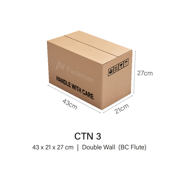 CTN 3 - 43 x 21 x 27cm (10pcs)