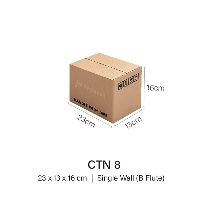 CTN 8 - 23 x 13 x 16cm (100pcs)