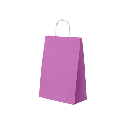 25 x 12 x25cm Purple Paper Bag (100pcs)