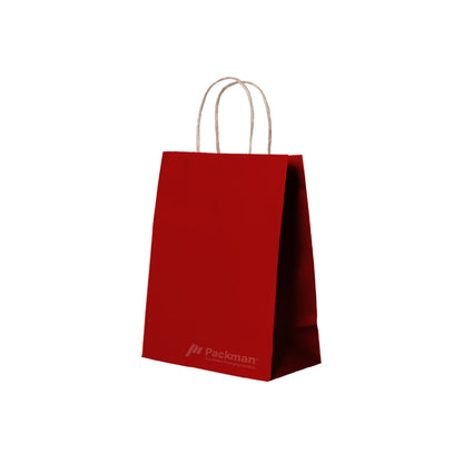21 x 11 x 27cm Red Paper Bag (100pcs)