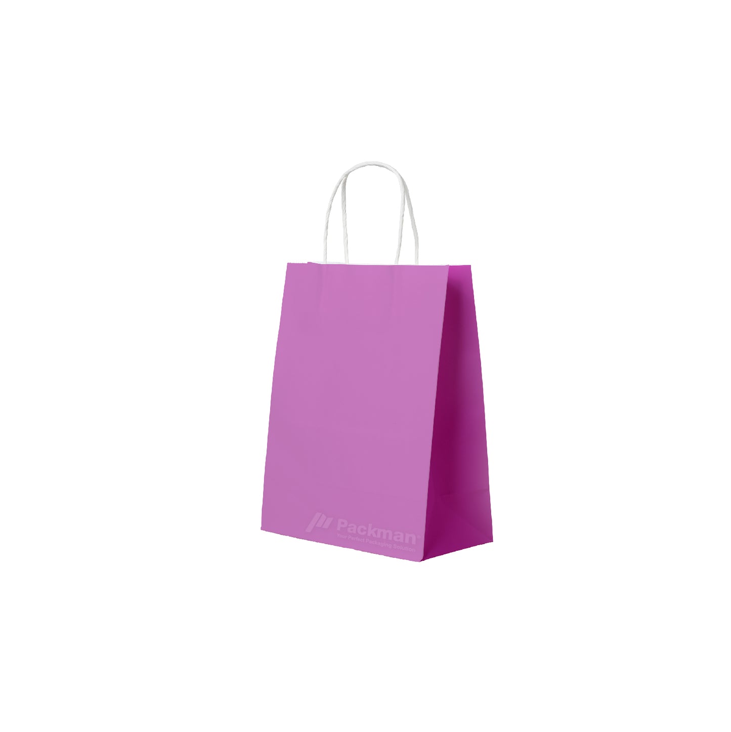 15 x 8 x 21cm Purple Paper Bag (100pcs)