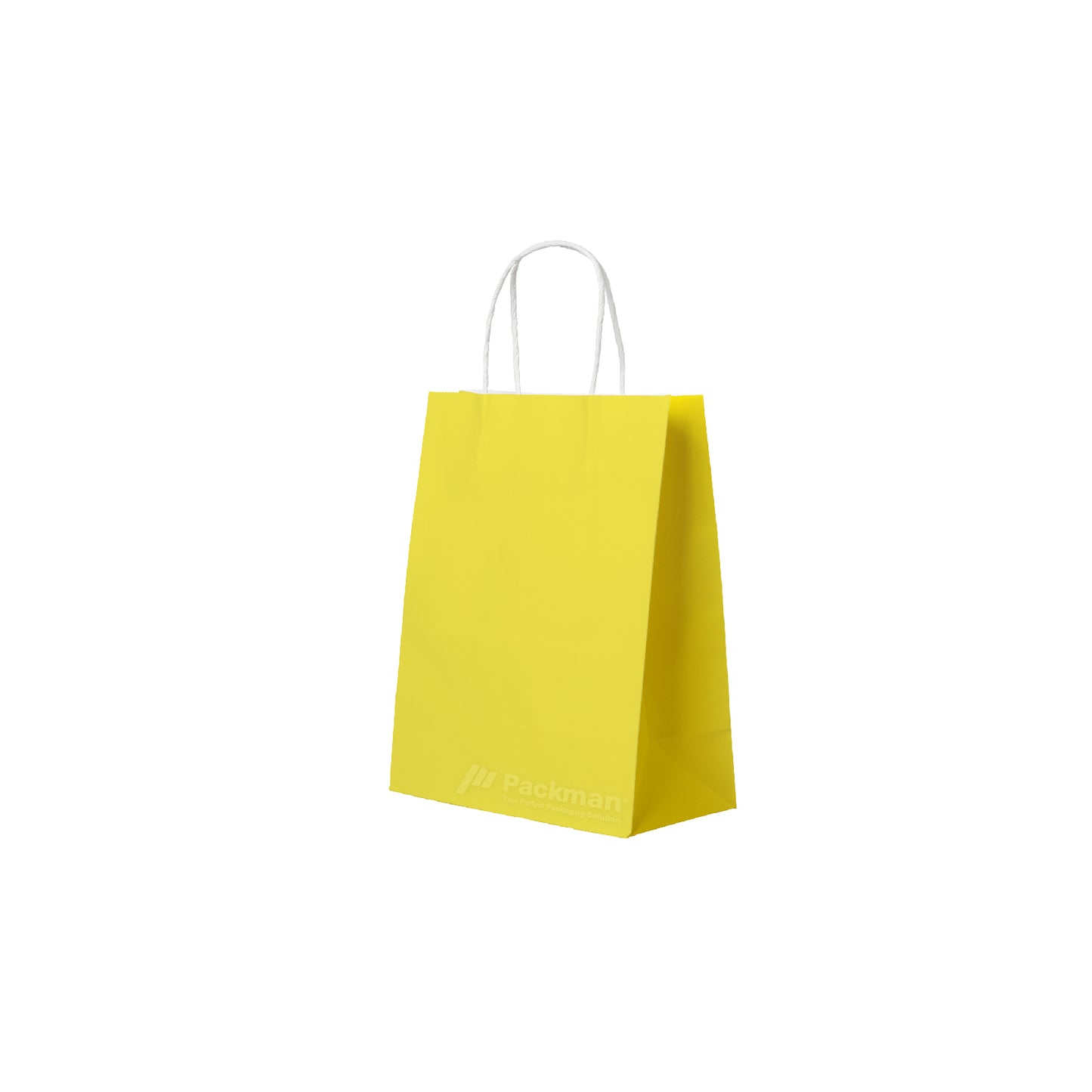 15 x 8 x 21cm Yellow Paper Bag (100pcs)