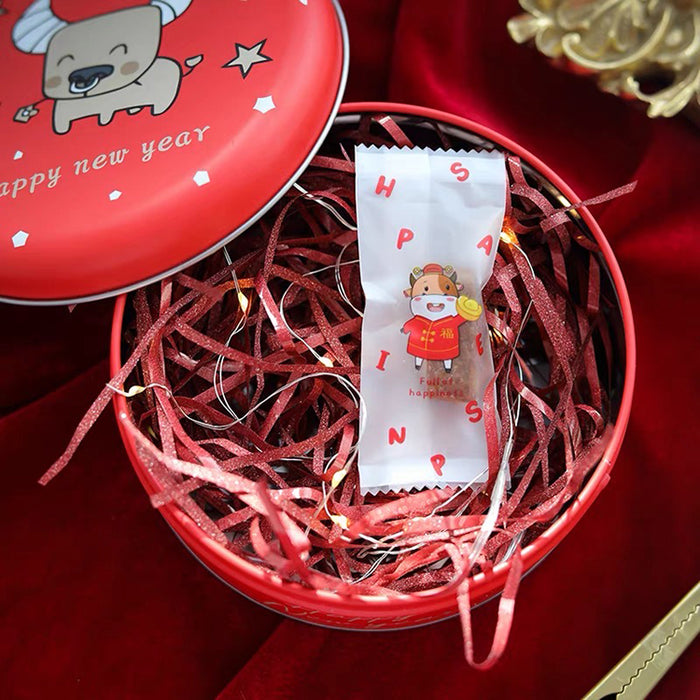 Glitter Red Raffia Shredded Paper (100g)