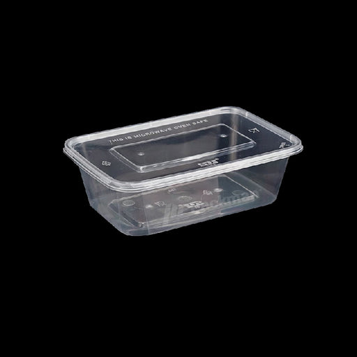 Rectangular plastic container