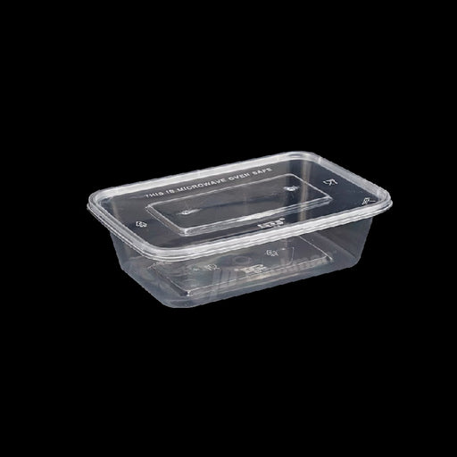 Rectangular plastic container