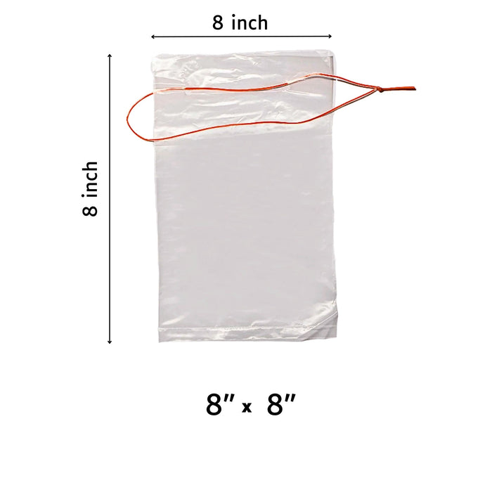 Red String Bag 8 X 8" (400 Pcs x 20 Packs)