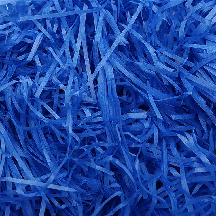 Royal Blue Raffia Shredded Paper (100g)