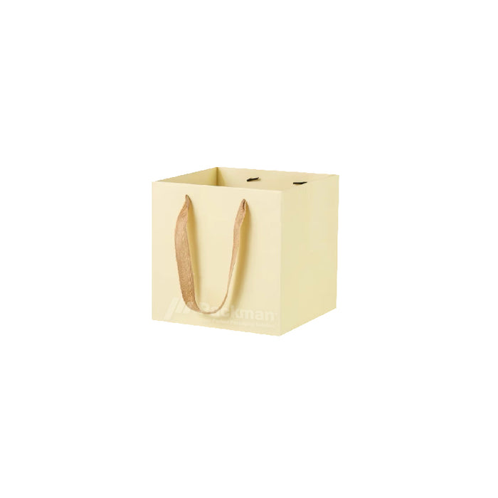 Square Creme Paper Bag