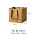 Square Gold Paper Bag 