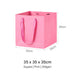 Square Pink Paper Bag 