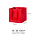 Square Red Paper Bag 