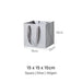 Square Silver Paper Bag
