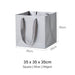 Square Silver Paper Bag 