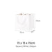 Square White Paper Bag 
