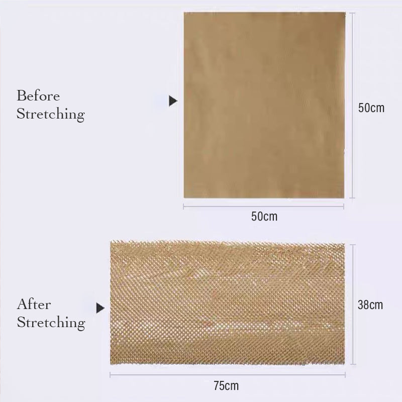 30x30cm Brown Honeycomb Paper Wrap