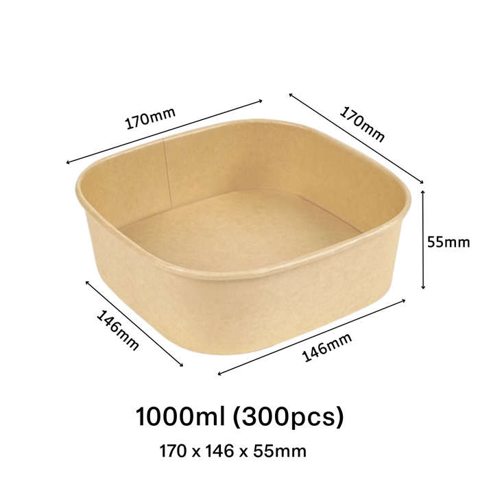 Kraft Square Tub (4 sizes)